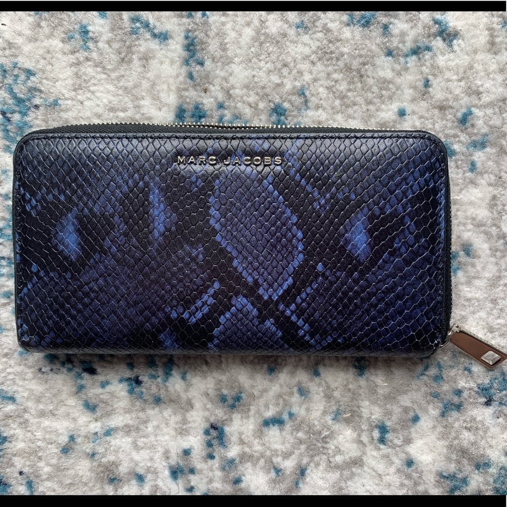 New Marc Jacob’s Snake Skin Print Leather Wallet